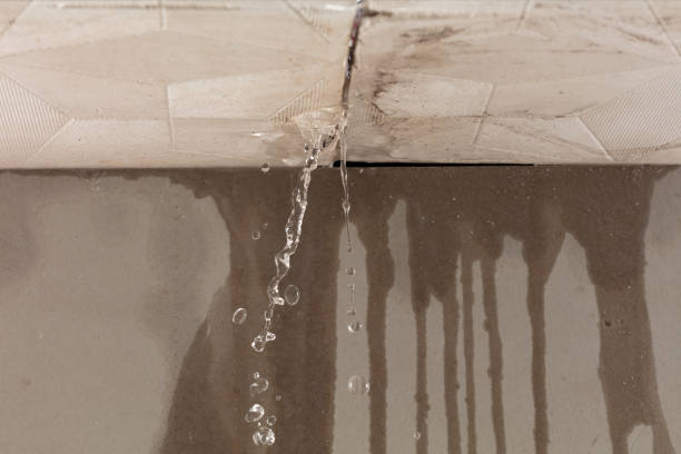 Professional Sewage Cleanup technician working in Bedford, MA